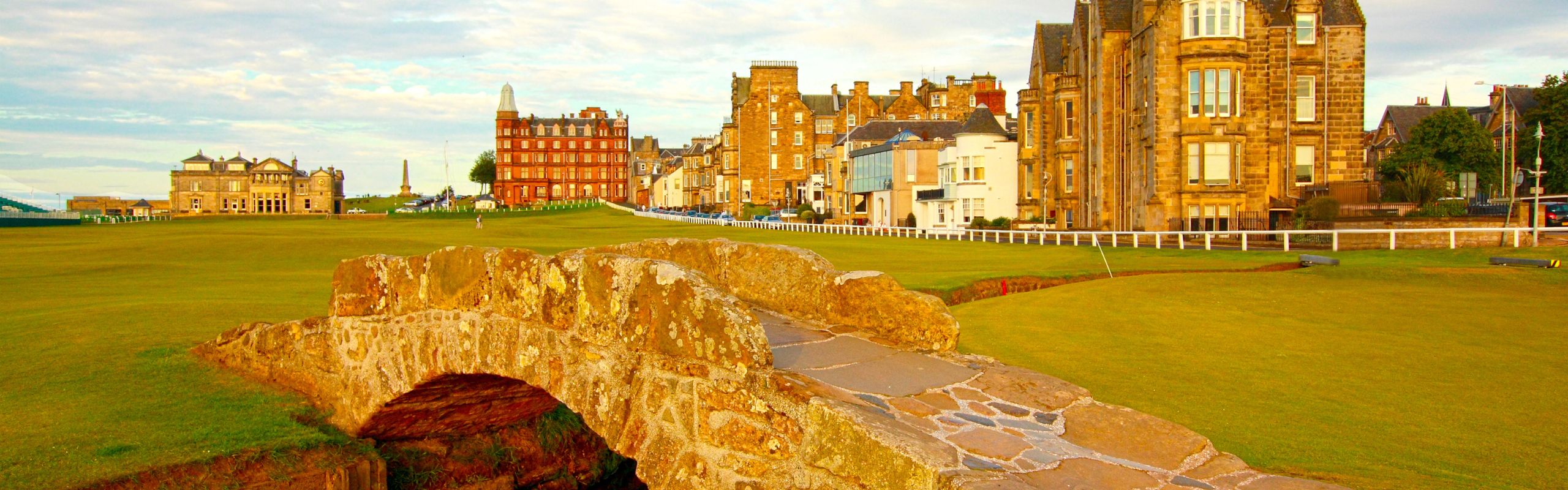 Golf course, Swilcan Bridge, St Andrews.